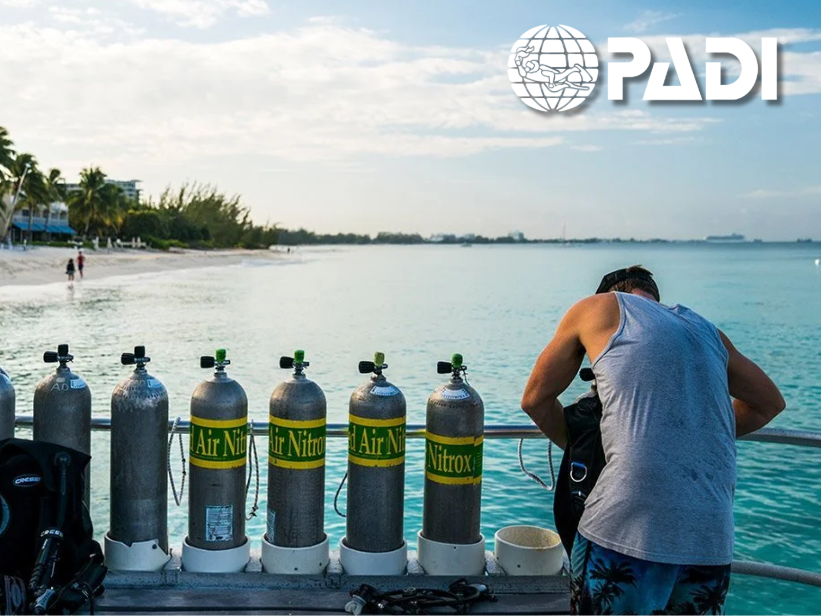 Curso PADI Nitrox EANx en Barcelona – Bucea con aire enriquecido desde el Puerto Olímpico de Barcelona en el Mar Mediterraneo